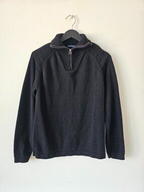 Meters bonwe Black Turtleneck LS 100% Cotton Sweater Men's  175/96A / Medium